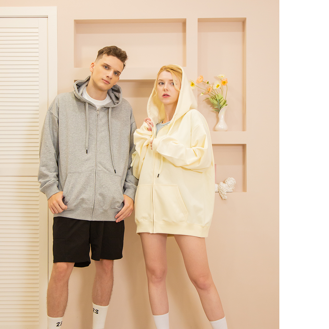 連帽拉鍊外套客製展示1